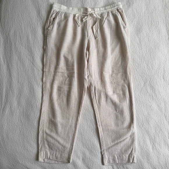 SUSINA Casual Capri Loungers in Cream - Picture 3 of 10
